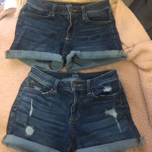 Two pairs of jean shorts!